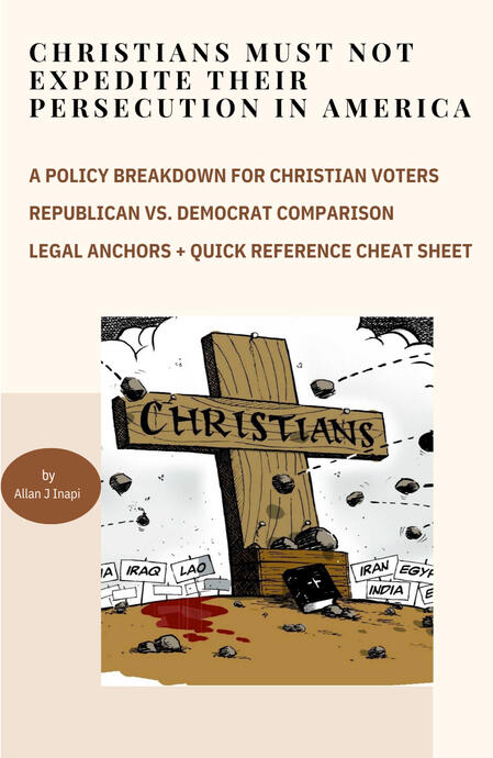 Christians Must Not Expedite Their Persecution In America